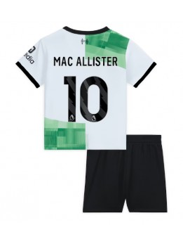 Liverpool Alexis Mac Allister #10 Dječji Gostujuci Dres kompleti 2023-24 Kratak Rukavima (+ kratke hlače)